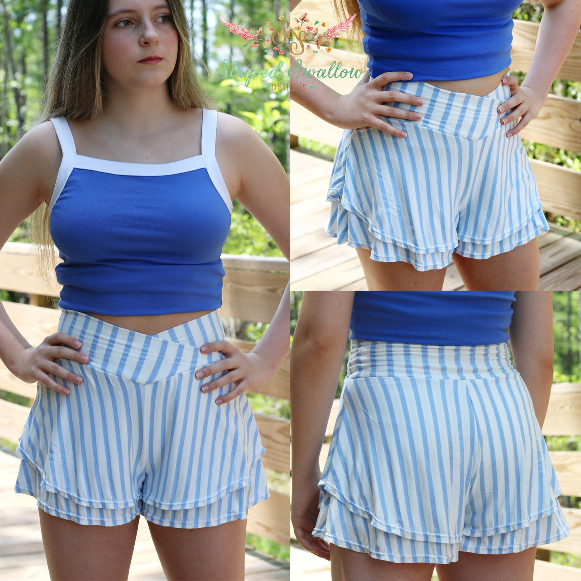 Isla Shorts PDF Pattern Women XXS-XXXL