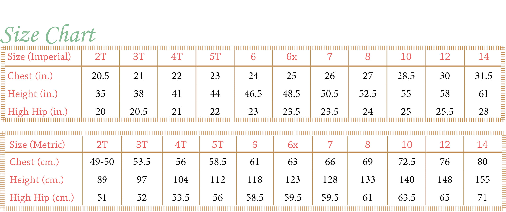 Daybreak PDF Pattern Girls 2T-14yrs