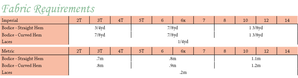 Fireside PDF Pattern Girls 2T-14yrs