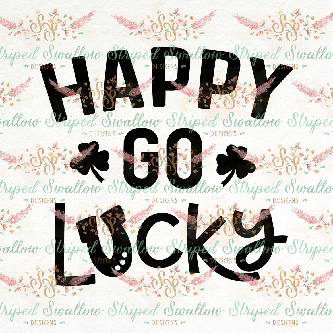 Happy Go Lucky Digital Cut File