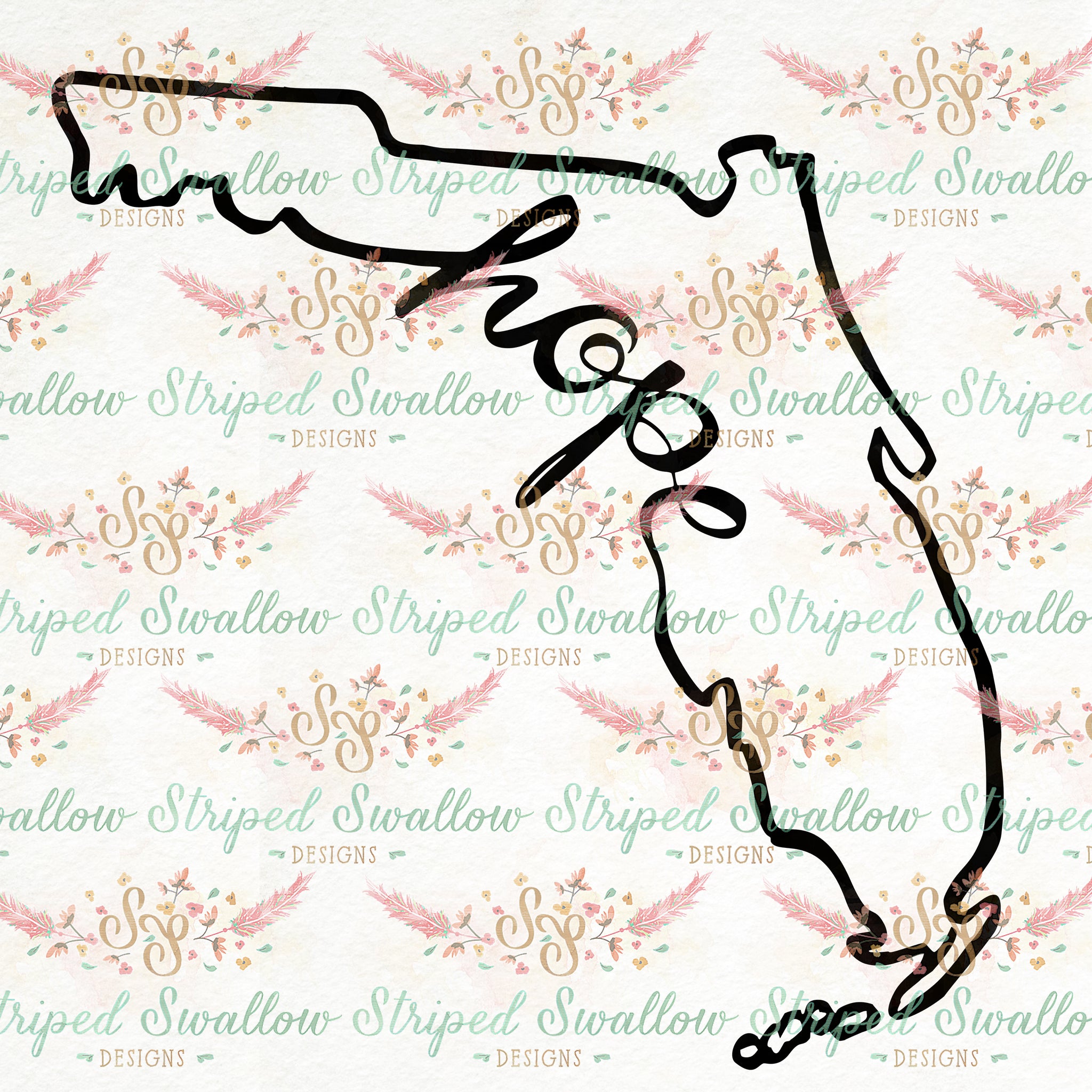 Hope for Florida Digital Cut File