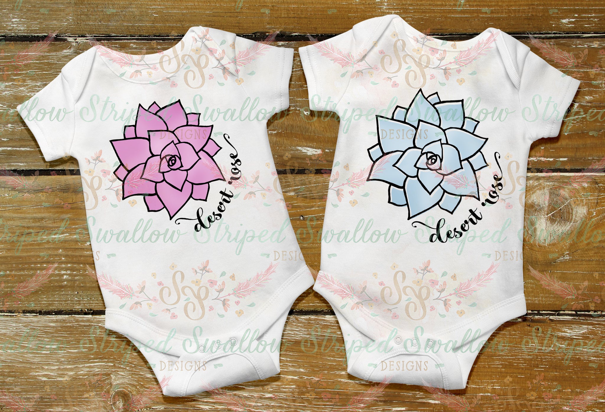 Desert Rose Layered Digital Cut File